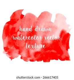 Set of watercolor strokes and blobs