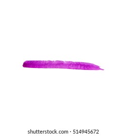 Set of watercolor vector brush strokes.