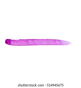 Set of watercolor vector brush strokes.