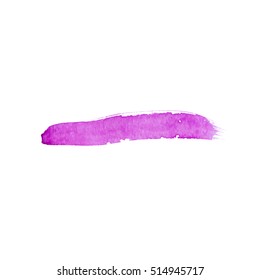Set of watercolor vector brush strokes.