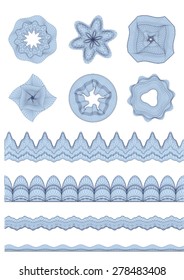 Set watermarks for  certificate, coupon, banknote, diploma, check, note. 