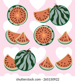 Set of water-melon