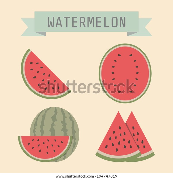 スイカ 断面 のイラスト素材 画像 ベクター画像 Shutterstock