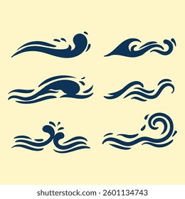 Set of a Wave vector illustration