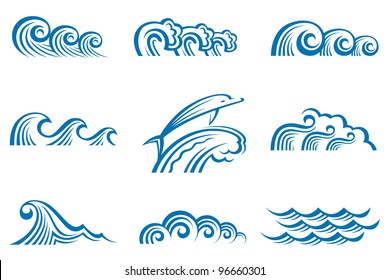 set of waves