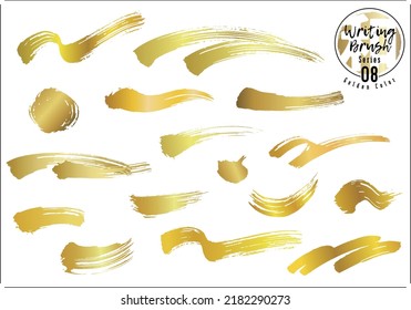 Set of waves, brushes, bristles, and brushes