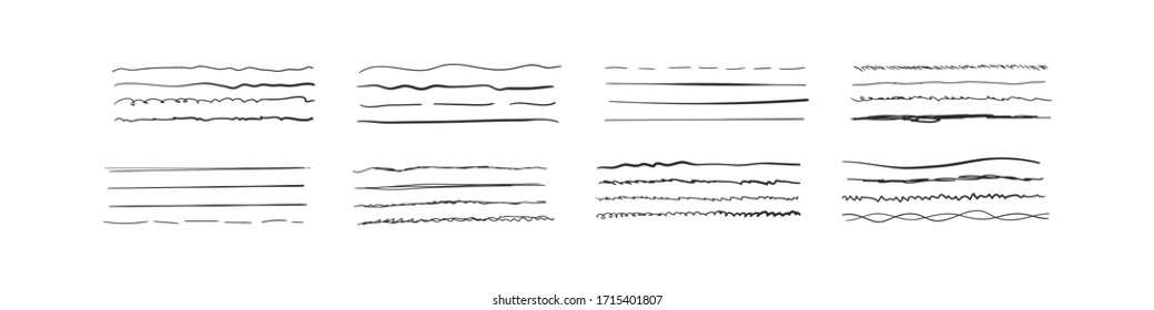 Set wavy horizontal lines