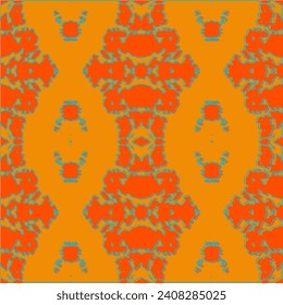 Set of Wavy Seamless Trippy Patterns in Psychedelic Colors.  Decorative ornament in retro vintage design style. 