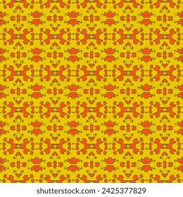 Set of Wavy Seamless Trippy Patterns in Psychedelic Colors.   Retrowave 80s art retro rainbow illustration.