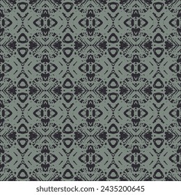 Set of Wavy Seamless Trippy Patterns in Psychedelic Colors.  Bizarre Art Illustration