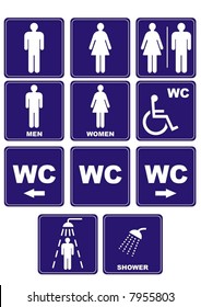 set of wc icons