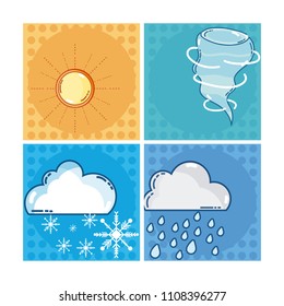 Weather Icon Set Stock Vector (Royalty Free) 82536448