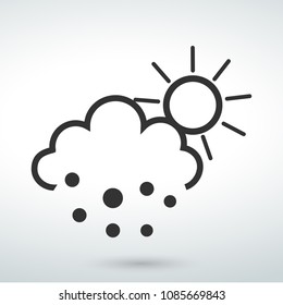 Set of weather icon