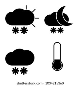 Set of weather icons.