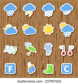 Set of Weather icons