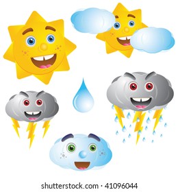 Set of weather icons - XXL version in jpeg available in my portfolio