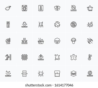 set weather and other icons Vetor 