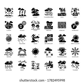 Set von Wetter dünnen Linie und Pixel perfekte Symbole für jedes Web- und App-Projekt. 
