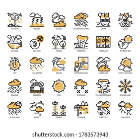 Conjunto de iconos perfectos de línea delgada y píxel para cualquier proyecto web y de aplicación. 