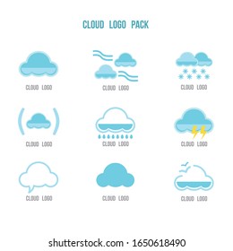 set of weather vector icons.