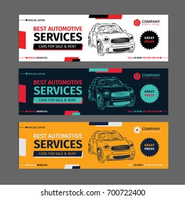 Car Service Banner Images Stock Photos Vectors Shutterstock