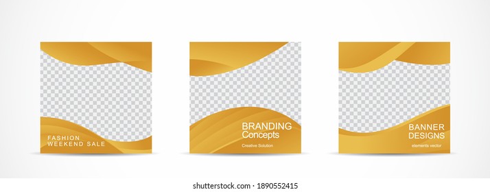 Set web banner for social media, mobile apps, sale banner template, vector illustrations.