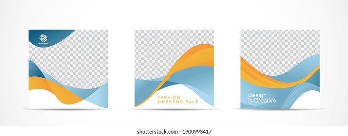Set web banner for social media, mobile apps, sale banner template, vector illustrations.