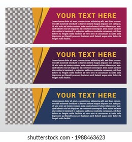 set of web banner template good to use for promotion digital, etc.