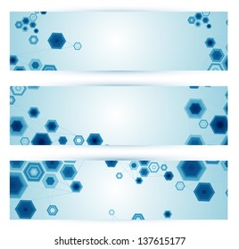 Set of Web banners. Vector