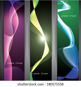 Set of web banners. Vector template.
