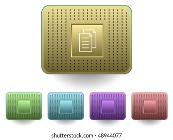 set of web buttons. vector
