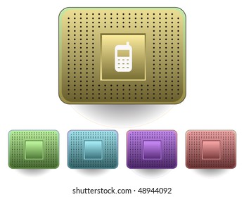 set of web buttons. vector