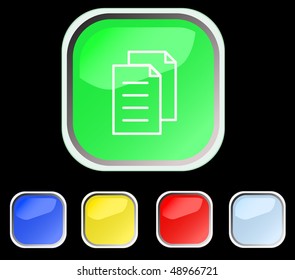 set of web buttons. vector