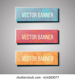 Set of Web buttons for website or app or business. Vector illustration