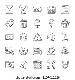 
Set of Web Design and Development Icons
