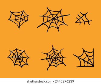 Set of web elements in flat style. Halloween, happy halloween. Elements for your design. EPS 10