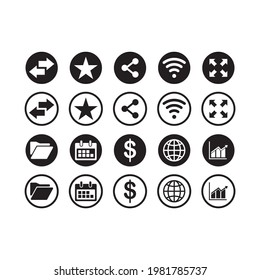 a set of web icon , a set of mobile icon vector