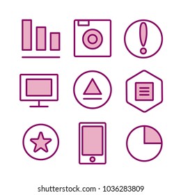Set of web icons