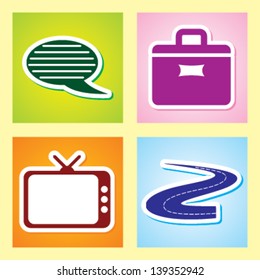 Set of web icons