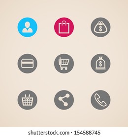 set of web icons