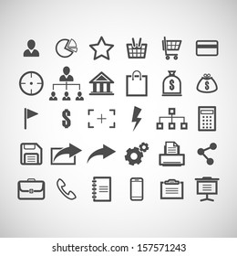 set of web icons