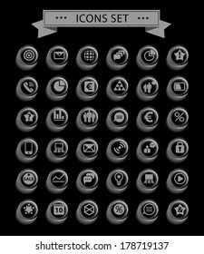Set of web icons