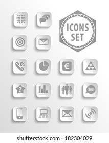 Set of web icons