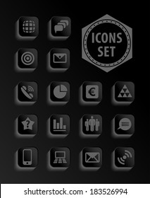 Set of web icons