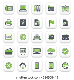 Set of web icons for business, e-commerce, marketing.