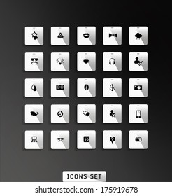 Set of web  icons for business, finance and communication