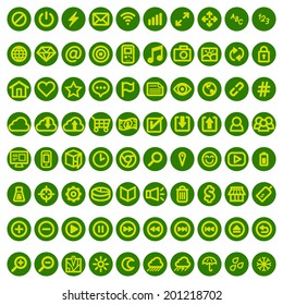 Set of web icons for business, finance and communication