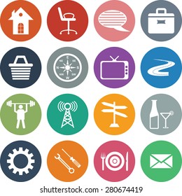 Set of web icons. Eps-10.