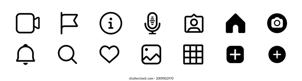 Set and Web icons in line style. Data analytics, Digital marketing, Management, Message, Phone. Vector illustration.