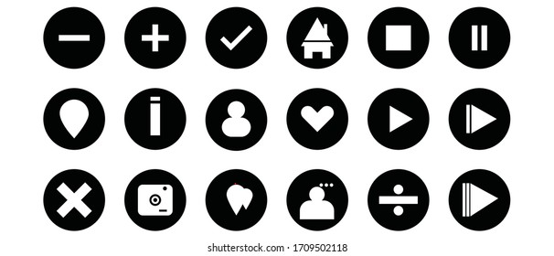 Conjunto de iconos Web sobre fondo blanco